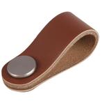 Differnz knop leer cognac bruin, Verzenden, Nieuw