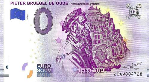 0 euro biljet België 2019 - Pieter Bruegel de Oude, Postzegels en Munten, Bankbiljetten | Nederland, Verzenden