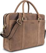 Schouder- laptoptas LEABAGS (model Istanbul), Ophalen of Verzenden, Nieuw