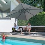 Siesta premium zweefparasol 300x300 cm charcoal 4 Seasons, Ophalen of Verzenden, Nieuw