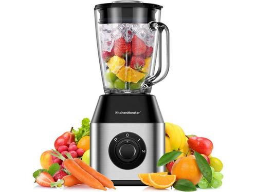 KitchenMonster® Blender Pro 1200 Watt - Smoothie Maker 1.5, Huis en Inrichting, Woonaccessoires | Overige, Nieuw, Verzenden