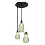 Moderne hanglamp groen, Aimee, Huis en Inrichting, Lampen | Hanglampen, Nieuw, Ophalen of Verzenden, Glas, 75 cm of meer