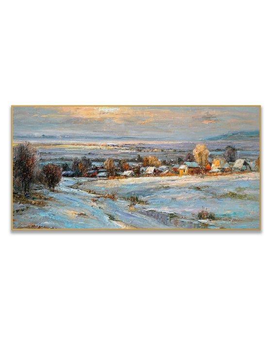 StefanoArt - Embers in the Snow, Antiek en Kunst, Kunst | Schilderijen | Modern