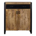 Mangohouten Kast Britt 100 cm, Verzenden, Nieuw