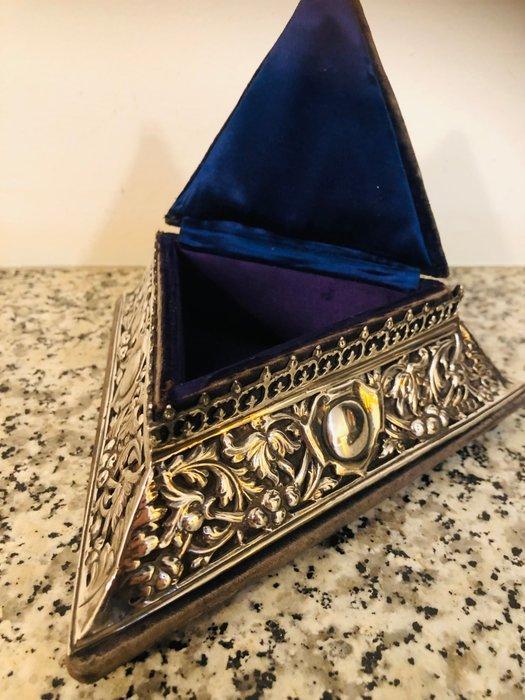 Doos - .925 zilver - Speldenkussen / doosje, Antiek en Kunst, Antiek | Goud en Zilver