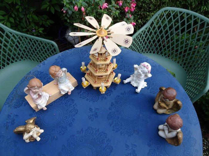 Dimontti - Kerstdecoratie Dimontti (7) - Porselein, Hout,, Diversen, Kerst