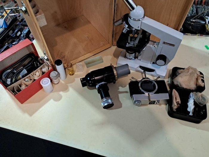 Monocular compound microscope - Biolam - 1960-1970 -, Verzamelen, Fotografica en Filmapparatuur