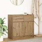 vidaXL Dressoir lade 80x34x76 cm spaanplaat artisanaal, Huis en Inrichting, Kasten | Dressoirs, Verzenden, Nieuw, Overige houtsoorten
