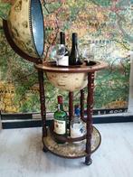 Globe bar - Hout - Globebar Barglobe, Antiek en Kunst, Curiosa en Brocante