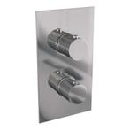 Inbouwthermostaat Compleet Brauer Chrome Carving 3-weg, Ophalen of Verzenden, Nieuw, Chroom, Kraan