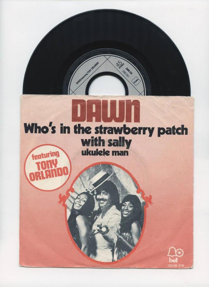 Dawn, Tony Orlando – Whos In The Strawberry Patch With..., Cd's en Dvd's, Vinyl Singles, Verzenden