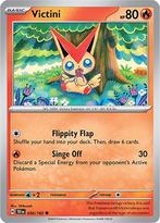 Victini 030/162 reverse holo Temporal forces, Ophalen of Verzenden, Nieuw, Losse kaart, Foil