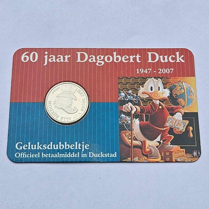 Nederland. Geluksdubbeltje Dagobert Duck 2007 (Zonder, Postzegels en Munten, Munten | Nederland