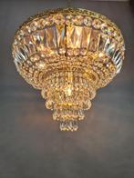 Kroonluchter - Perciosa lamp Art Nouveau - Messing, Kristal