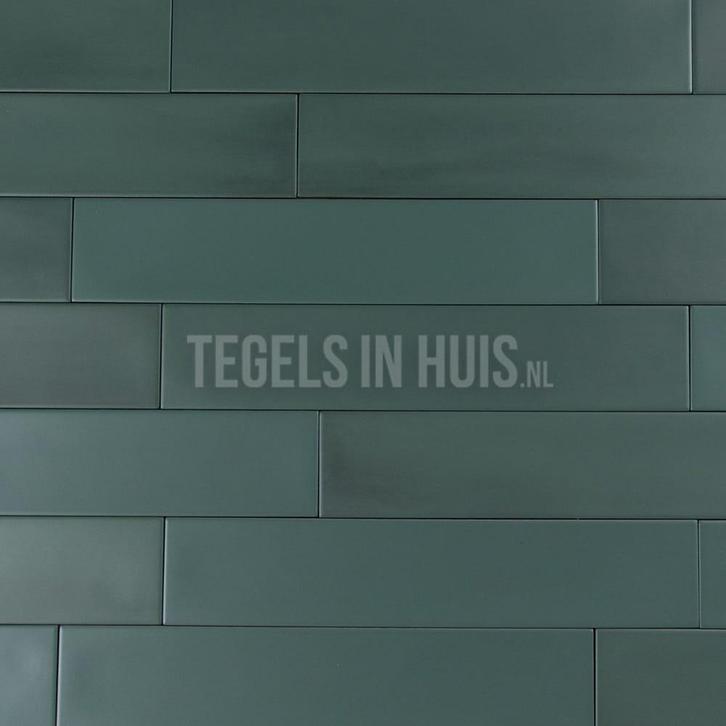 Vloertegel / wandtegel wadi groen 6x30 vloertegel, Doe-het-zelf en Verbouw, Tegels, Vloertegels, Nieuw, 10 m² of meer, Keramiek