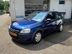 Opel Corsa 1.0 3D 2003 Blauw, Keurmerk '100% Onderhouden', Stof, Blauw, Origineel Nederlands