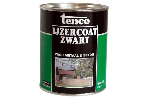 Tenco ijzercoat zwart 5 liter, zwart, bus, Doe-het-zelf en Verbouw, Verf, Beits en Lak, Nieuw, Verzenden