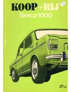 KOOP + RIJ SIMCA 1000, Boeken, Nieuw, Author