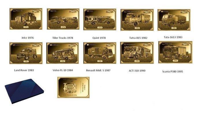 10 x 1/1000 troy oz - Goud .999 - Fire Brigade, Postzegels en Munten, Edelmetalen en Baren