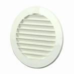 Europlast kunststof schoepenrooster rond wit Ø 125mm – VR125, Ophalen of Verzenden, Nieuw