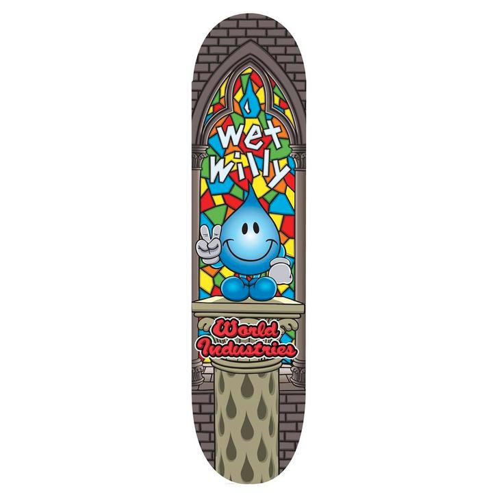 World Industries Skateboards - Wet Willy Stained Glass 8.25, Sport en Fitness, Skateboarden, Verzenden