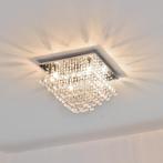 Plafondlamp Veli Prisma 28x38x38 met kristallen chroom 4xG9, Huis en Inrichting, Verzenden, Nieuw
