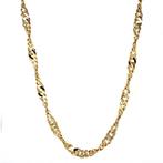 Gouden vintage singapore collier 14 krt, Sieraden, Tassen en Uiterlijk, Kettingen, Ophalen of Verzenden, Nieuw