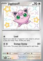 Jigglypuff 198/091 Paldean Fates, Nieuw, Foil, Ophalen of Verzenden, Losse kaart