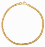 Gouden Flat Cable Bismarck 14k, Verzenden, Nieuw