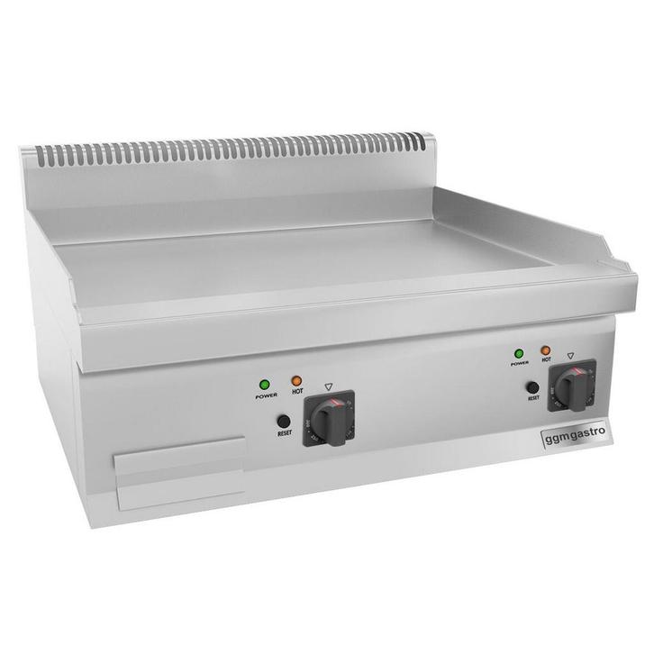 GGM Gastro | Elektrische bakplaat - 9 kW - Glad | EBK66-E |, Zakelijke goederen, Horeca | Keukenapparatuur, Fornuis, Frituur en Grillen
