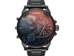 Diesel DZ7395 Herenhorloge 55mm - Zwart, Huis en Inrichting, Woonaccessoires | Overige, Verzenden, Zo goed als nieuw