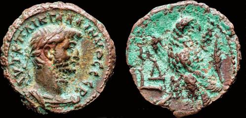 253-268ad Egypt Alexandria Gallienus Bi tetradrachm billon, Postzegels en Munten, Munten | Europa | Niet-Euromunten, Verzenden