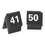 Tafelnummer set zwart - 41 tot 50, Verzenden, Nieuw in verpakking