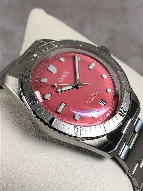 Oris - Divers Sixty Five Cotton Candy Automatic Pink - 01, Sieraden, Tassen en Uiterlijk, Horloges | Heren