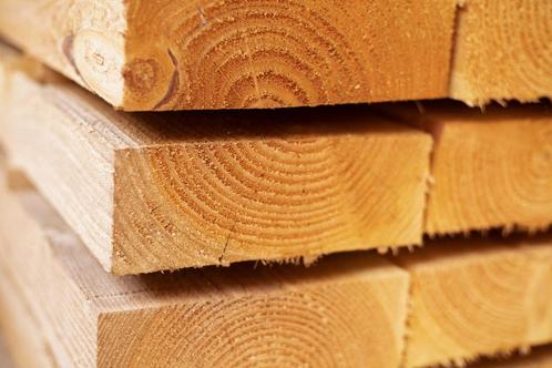 HOUT ACTIE! Douglas balk 7x20cm €7,40 per m1, Doe-het-zelf en Verbouw, Hout en Planken, Overige houtsoorten, 300 cm of meer, 25 tot 50 mm