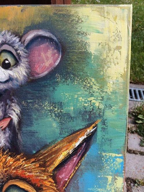 Jií Petr - Just friends, Antiek en Kunst, Kunst | Schilderijen | Modern