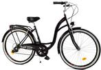 Meisjesfiets 26 inch - stadsfiets 7 versnellingen - zwart, Fietsen en Brommers, Fietsen | Meisjes, Ophalen of Verzenden, Nieuw
