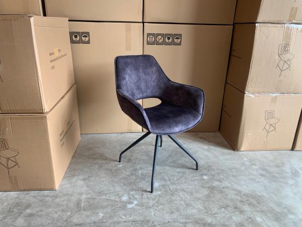 Veiling - Armstoel Nobi (set van 6) Draaibaar - Velours - An, Huis en Inrichting, Stoelen