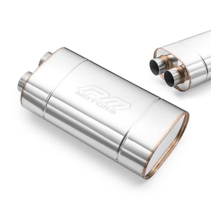 Universele ovale demper RVS RM #10, Auto-onderdelen, Overige Auto-onderdelen, Ophalen of Verzenden