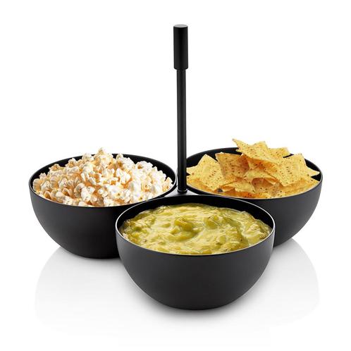 GGM Gastro | (3 stuks) Snackkommen set van 3 - Roestvrij |, Huis en Inrichting, Keuken | Servies, Effen, Nieuw, Verzenden