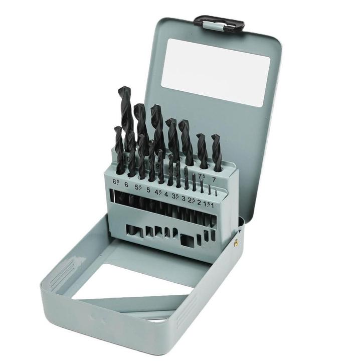 Benson Metaalborenset - HSS - 19 delig - Stalen cassette..., Doe-het-zelf en Verbouw, Gereedschap | Boormachines, Nieuw, Ophalen of Verzenden