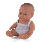 Pop Europees meisje (baby, 21 cm) - Miniland, Kinderen en Baby's, Speelgoed | Poppen, Nieuw