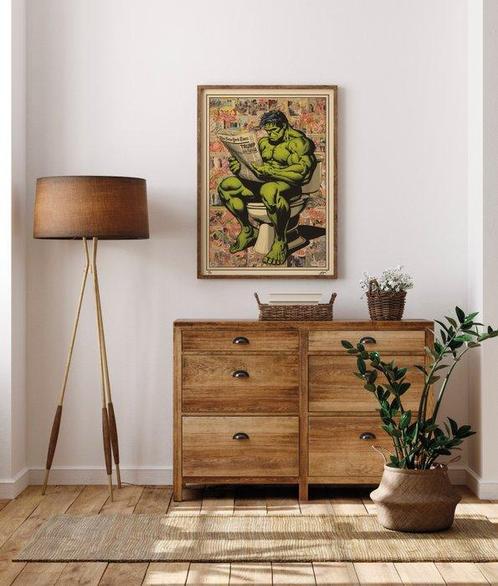 Kobalt (1970) - The world will wait (Hulk), Antiek en Kunst, Kunst | Schilderijen | Modern