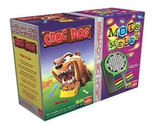 Jeux de voyage Croc Dog & Mots Mêlés - Reisspellen - Fransta, Kinderen en Baby's, Speelgoed | Overig, Ophalen of Verzenden