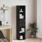 vidaXL Boekenkast modulair 36x30x171 cm bewerkt hout zwart, Minder dan 50 cm, Verzenden, Nieuw, 150 tot 200 cm