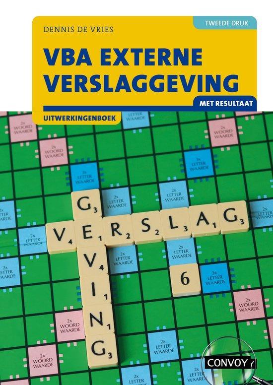 9789463175265 VBA Externe verslaggeving met resultaat 2e ..., Boeken, Schoolboeken, Zo goed als nieuw, Verzenden