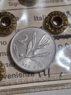 Italië, Republiek 2 Lire 1958 Ulivo