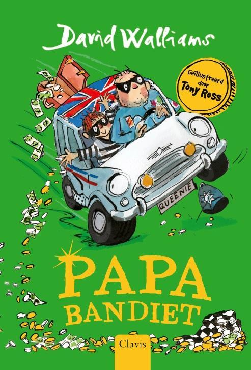Papa bandiet 9789044832815 David Walliams, Boeken, Kinderboeken | Jeugd | onder 10 jaar, Zo goed als nieuw, Verzenden