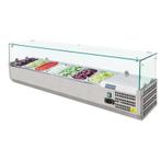 Polar G-serie opzetkoelvitrine 7x GN 1/4, Verzenden, Nieuw in verpakking