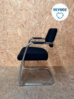 Moderne design vergaderstoel - zwart - tweedehands, Nieuw in verpakking